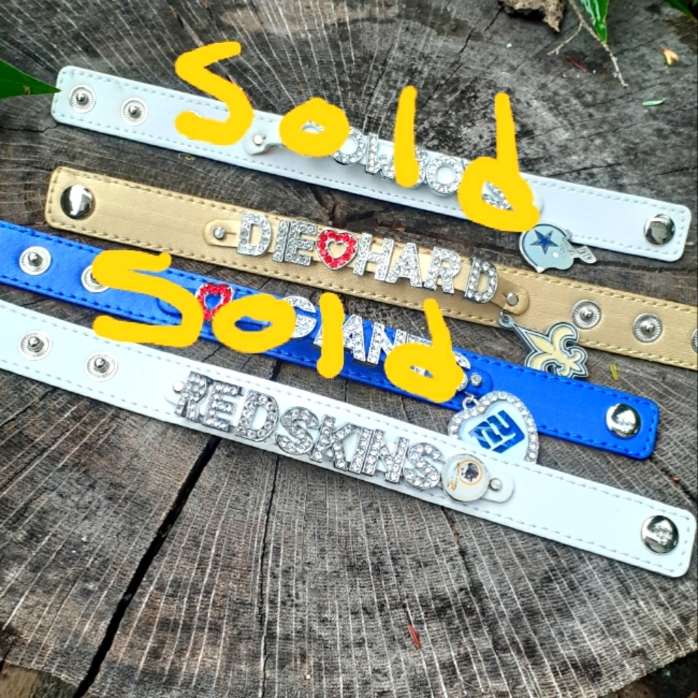 Bling, Bling NFL Bracelets (EACH)